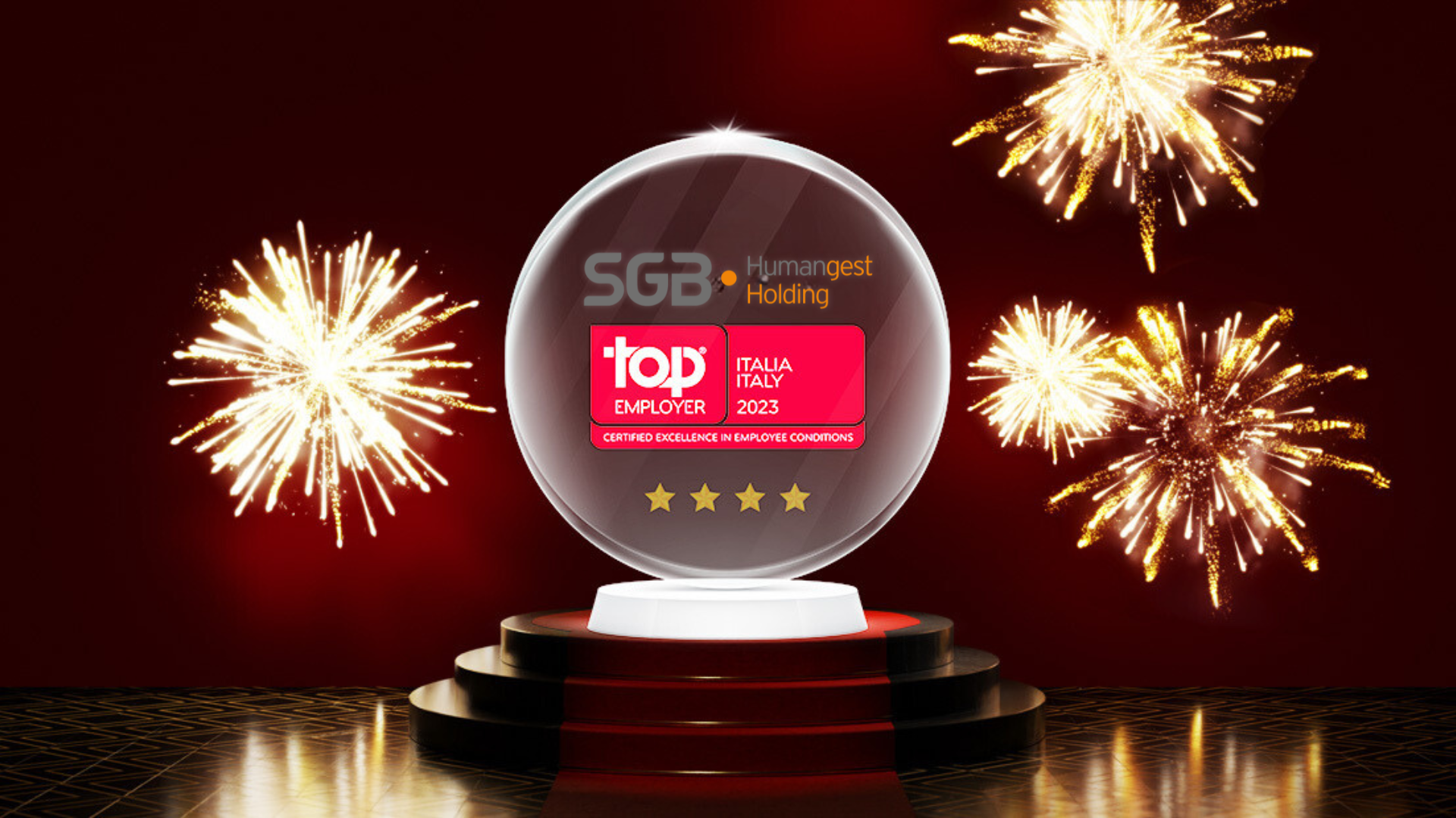 SGB Humangest riceve la Certificazione Top Employer!